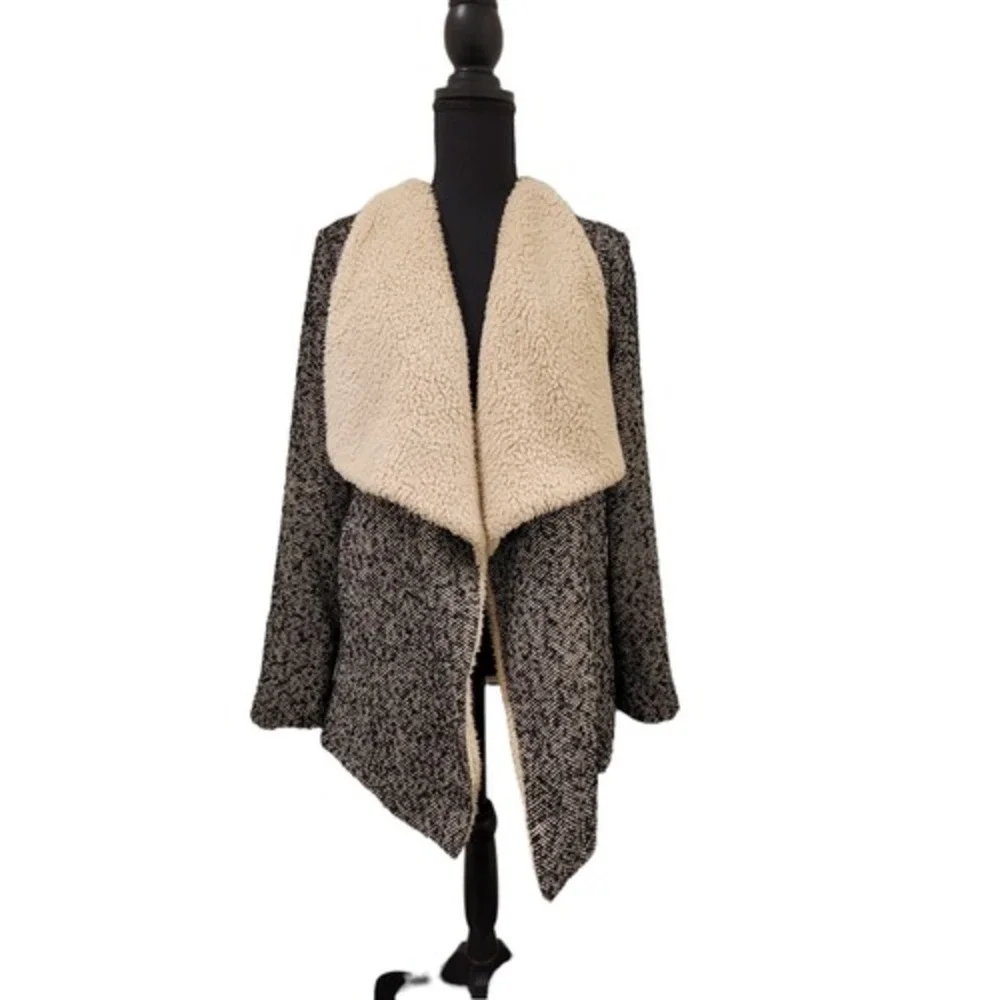 Tulle tweed sherpa